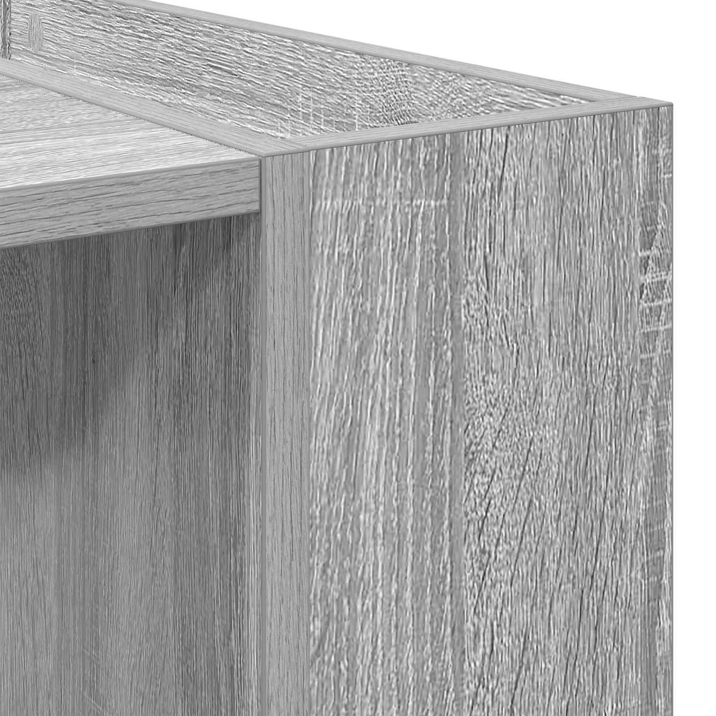 Salontafel Grijs Sonoma 95 x 50 x 34 cm Bewerkt hout is nu te koop bij PeponiXL, paradijselijk wonen!