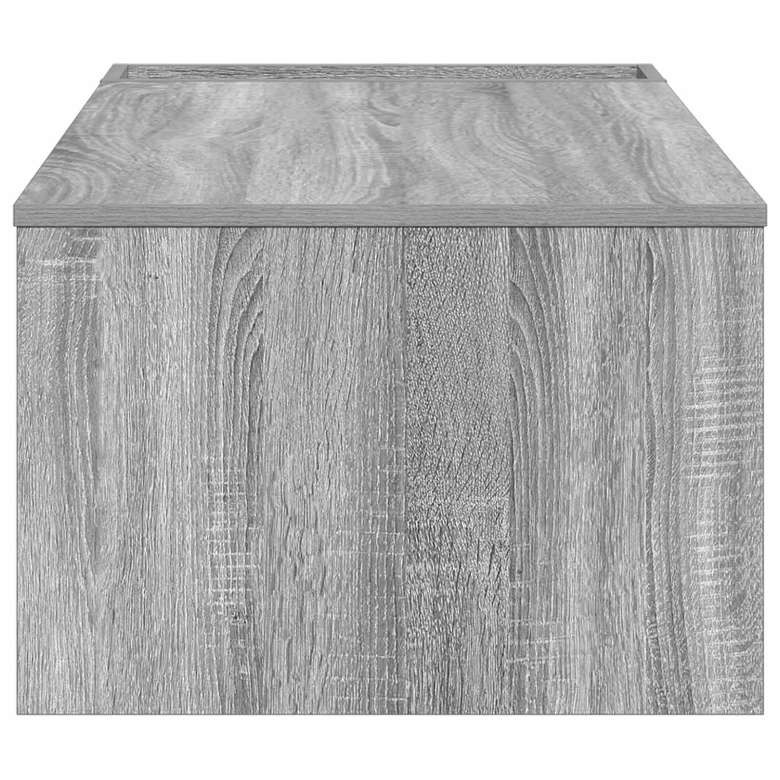 Salontafel Grijs Sonoma 95 x 50 x 34 cm Bewerkt hout is nu te koop bij PeponiXL, paradijselijk wonen!