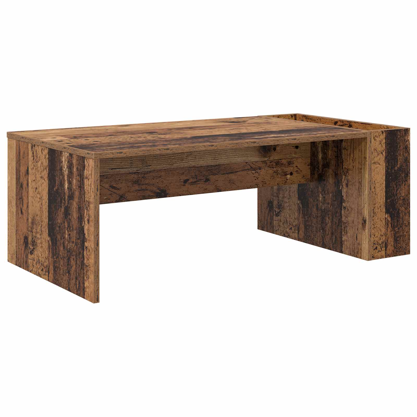 Salontafel Oudhout 95 x 50 x 34 cm Bewerkt hout is nu te koop bij PeponiXL, paradijselijk wonen!
