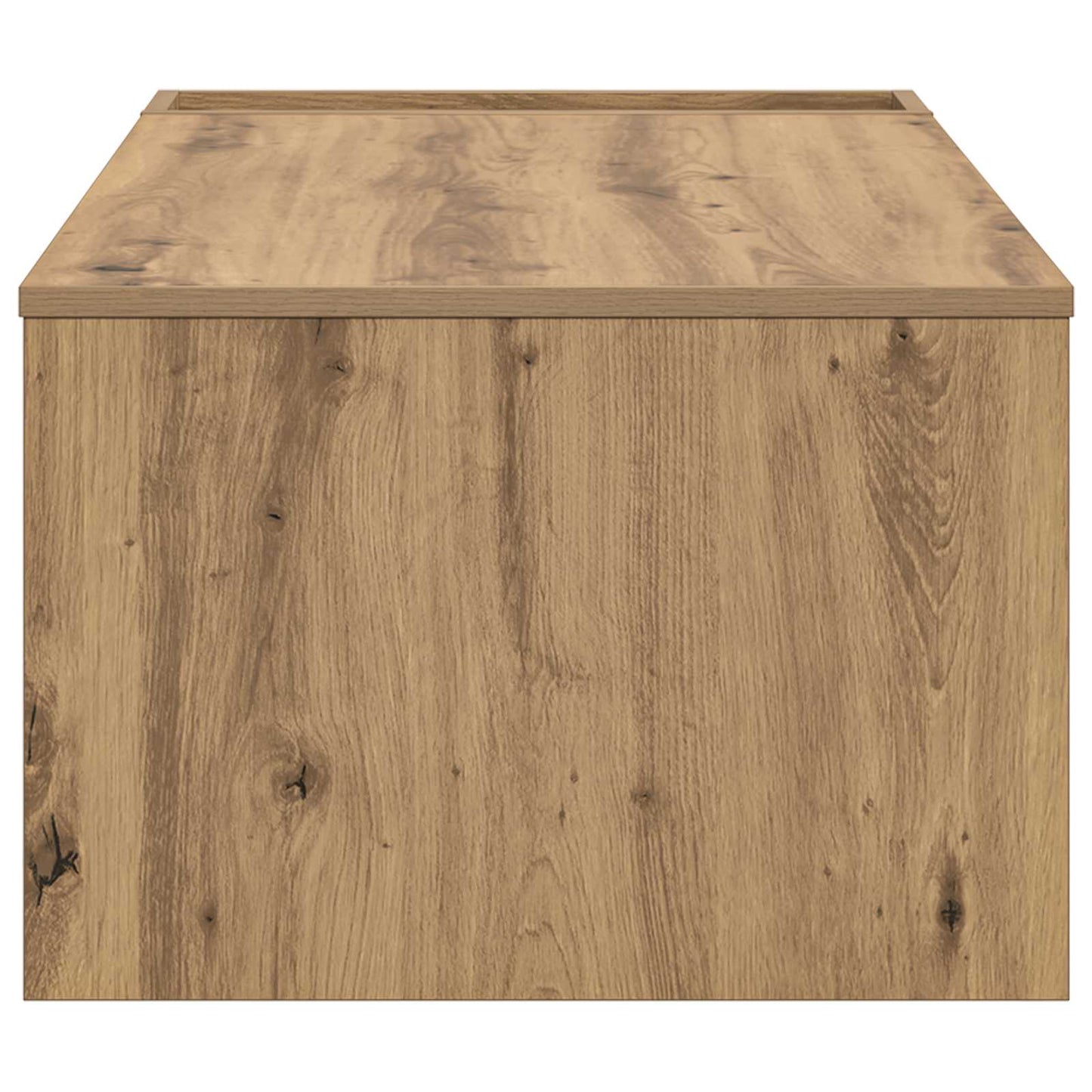 Salontafel Artisan Eiken 95 x 50 x 34 cm Bewerkt hout is nu te koop bij PeponiXL, paradijselijk wonen!