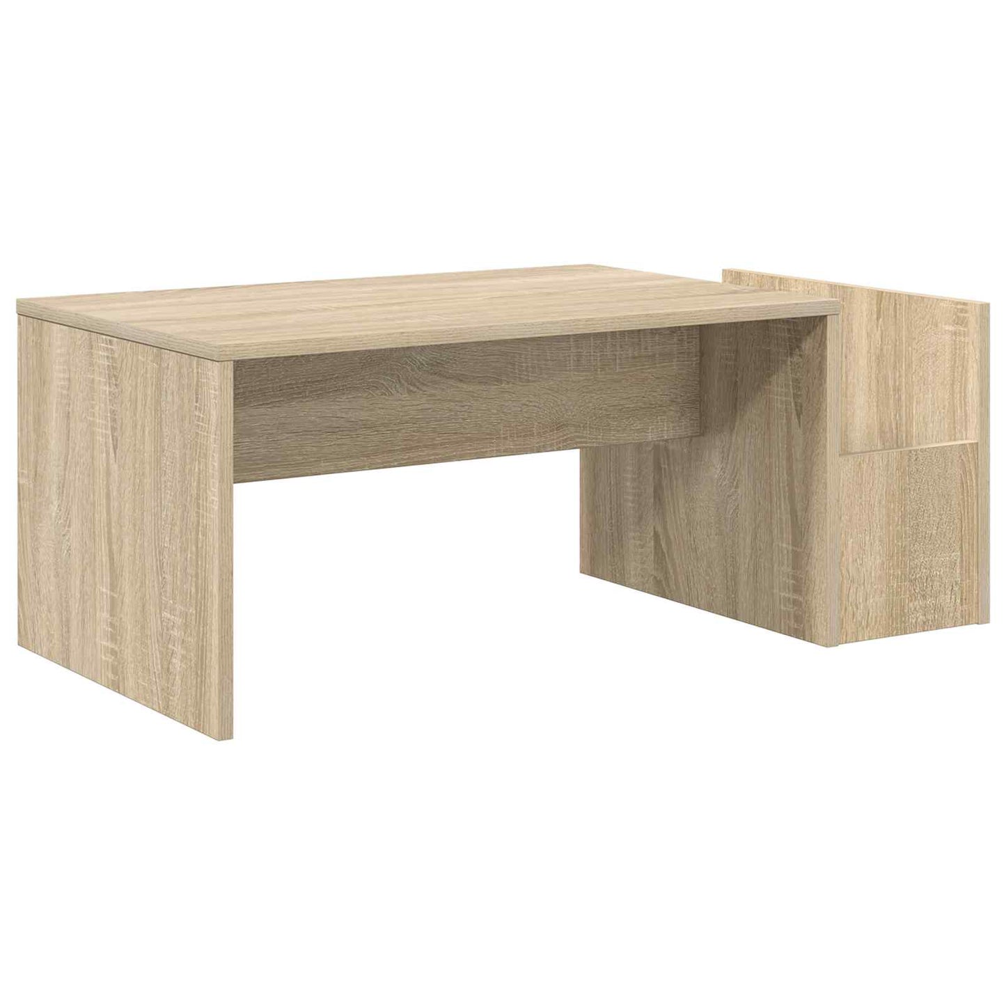 Salontafel Sonoma Eiken 90 x 45 x 35 cm Bewerkt hout is nu te koop bij PeponiXL, paradijselijk wonen!
