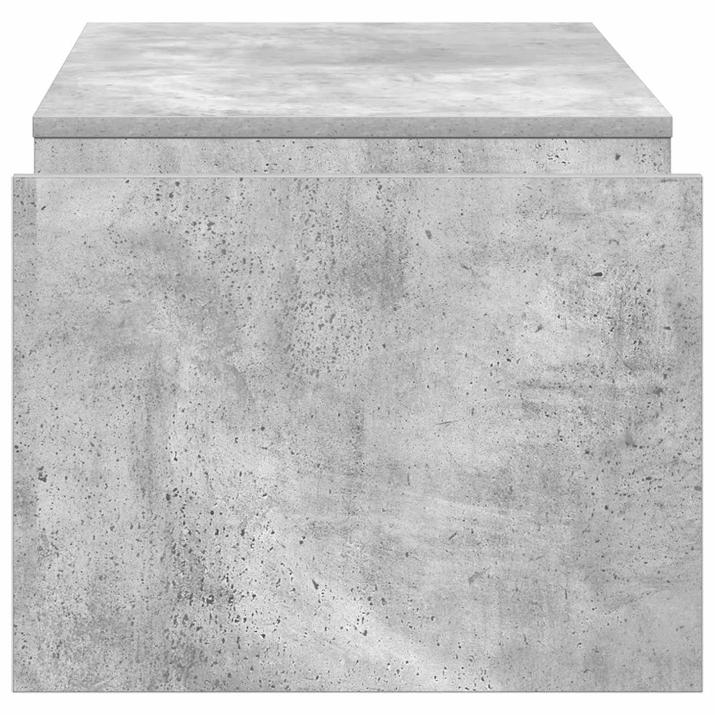 Salontafel Beton Grijs 90 x 45 x 35 cm Bewerkt hout is nu te koop bij PeponiXL, paradijselijk wonen!