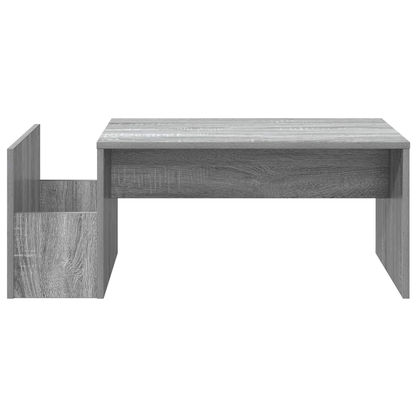 Salontafel Grijs Sonoma 90 x 45 x 35 cm Bewerkt hout is nu te koop bij PeponiXL, paradijselijk wonen!