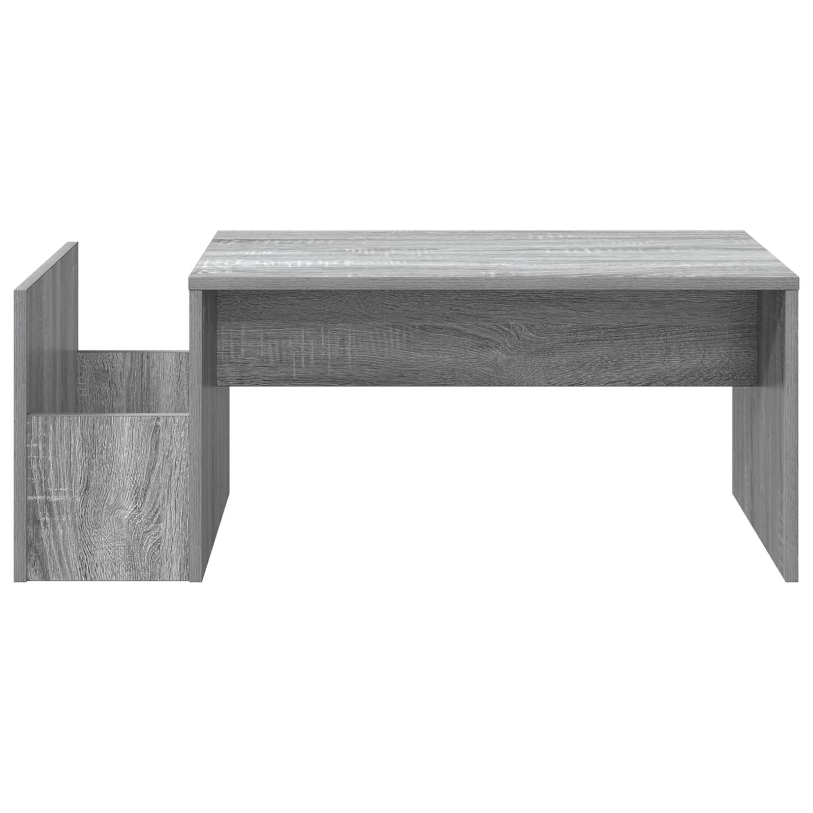 Salontafel Grijs Sonoma 90 x 45 x 35 cm Bewerkt hout is nu te koop bij PeponiXL, paradijselijk wonen!
