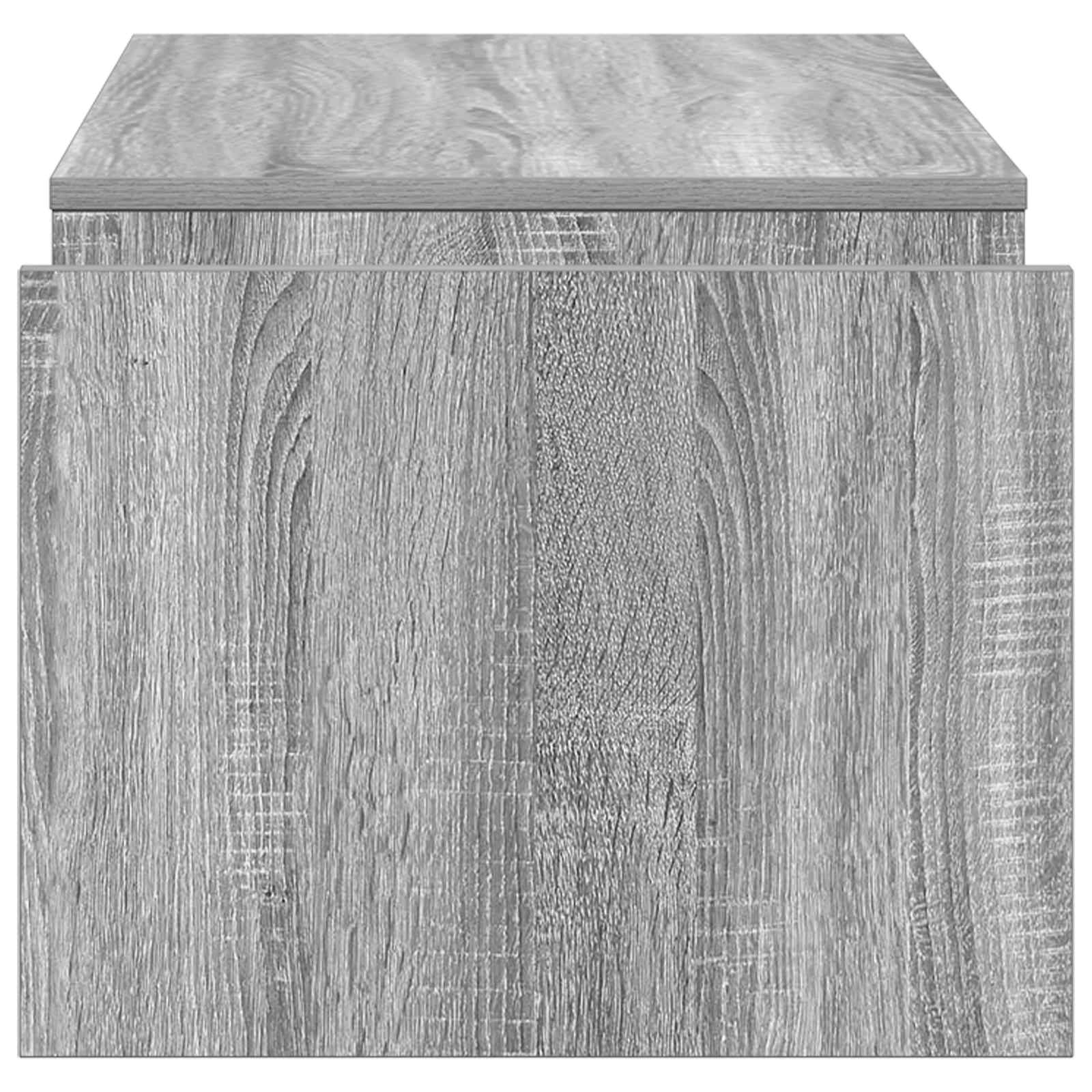 Salontafel Grijs Sonoma 90 x 45 x 35 cm Bewerkt hout is nu te koop bij PeponiXL, paradijselijk wonen!