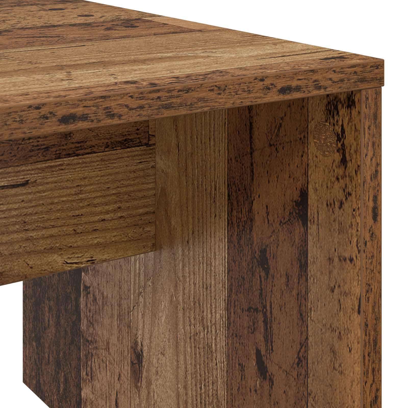 Salontafel Oudhout 90 x 45 x 35 cm Bewerkt hout is nu te koop bij PeponiXL, paradijselijk wonen!