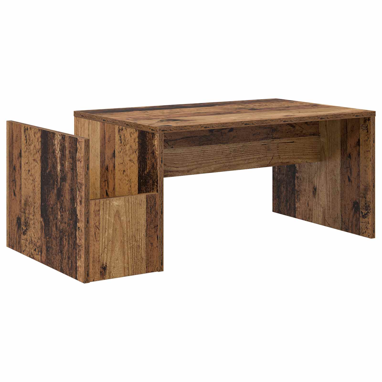 Salontafel Oudhout 90 x 45 x 35 cm Bewerkt hout is nu te koop bij PeponiXL, paradijselijk wonen!
