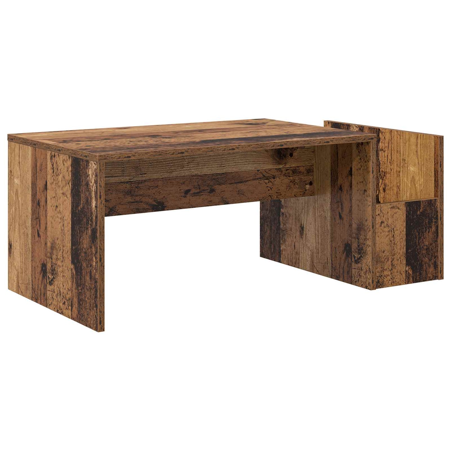 Salontafel Oudhout 90 x 45 x 35 cm Bewerkt hout is nu te koop bij PeponiXL, paradijselijk wonen!