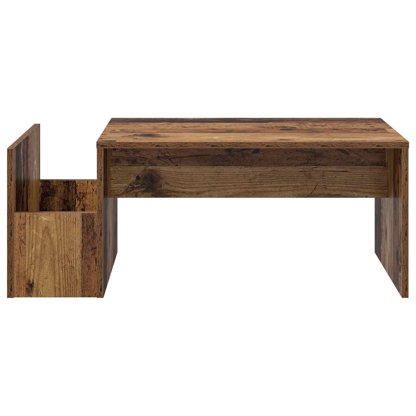 Salontafel Oudhout 90 x 45 x 35 cm Bewerkt hout is nu te koop bij PeponiXL, paradijselijk wonen!