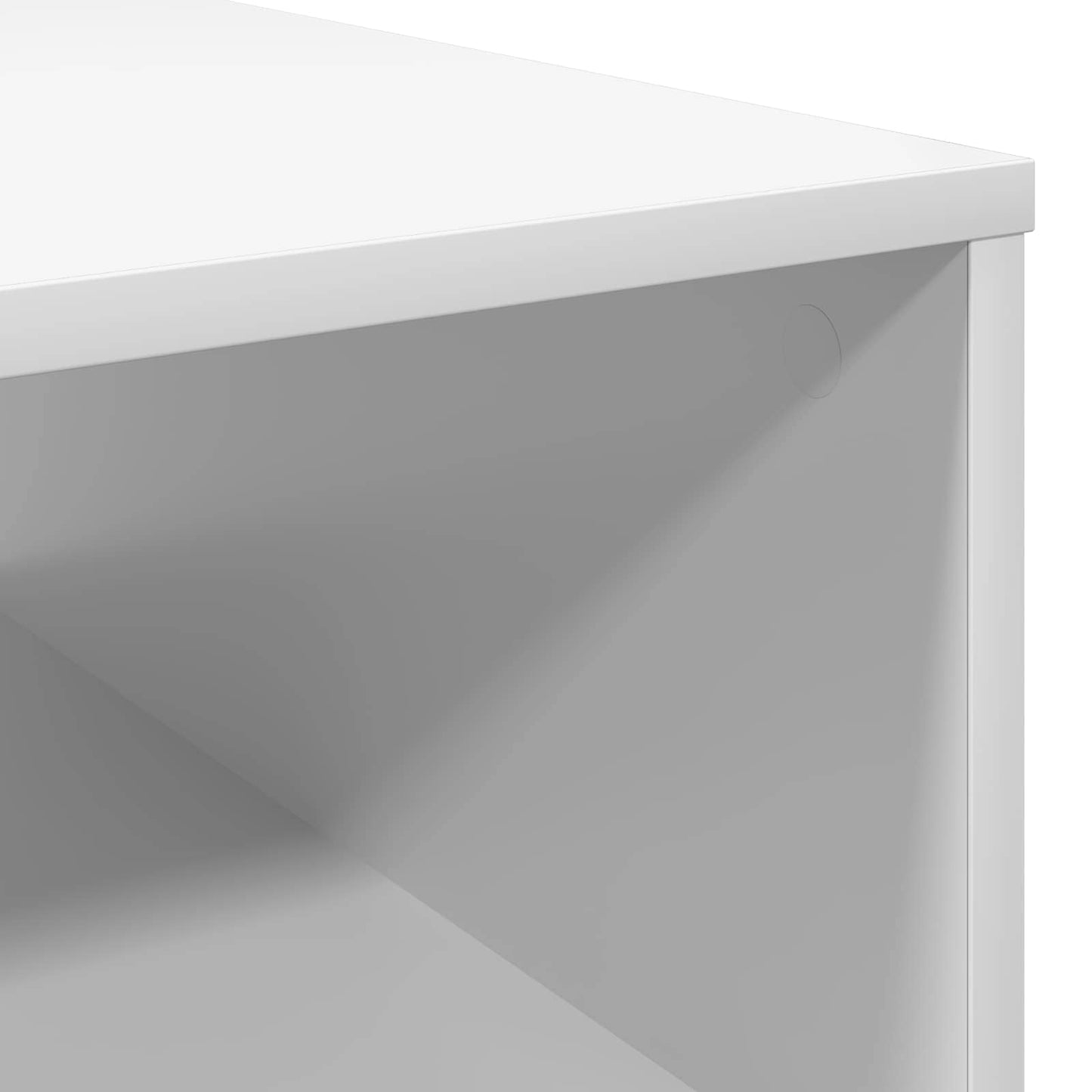 Salontafel met lade met opslag Wit 95 x 55 x 31 cm Bewerkt hout is nu te koop bij PeponiXL, paradijselijk wonen!