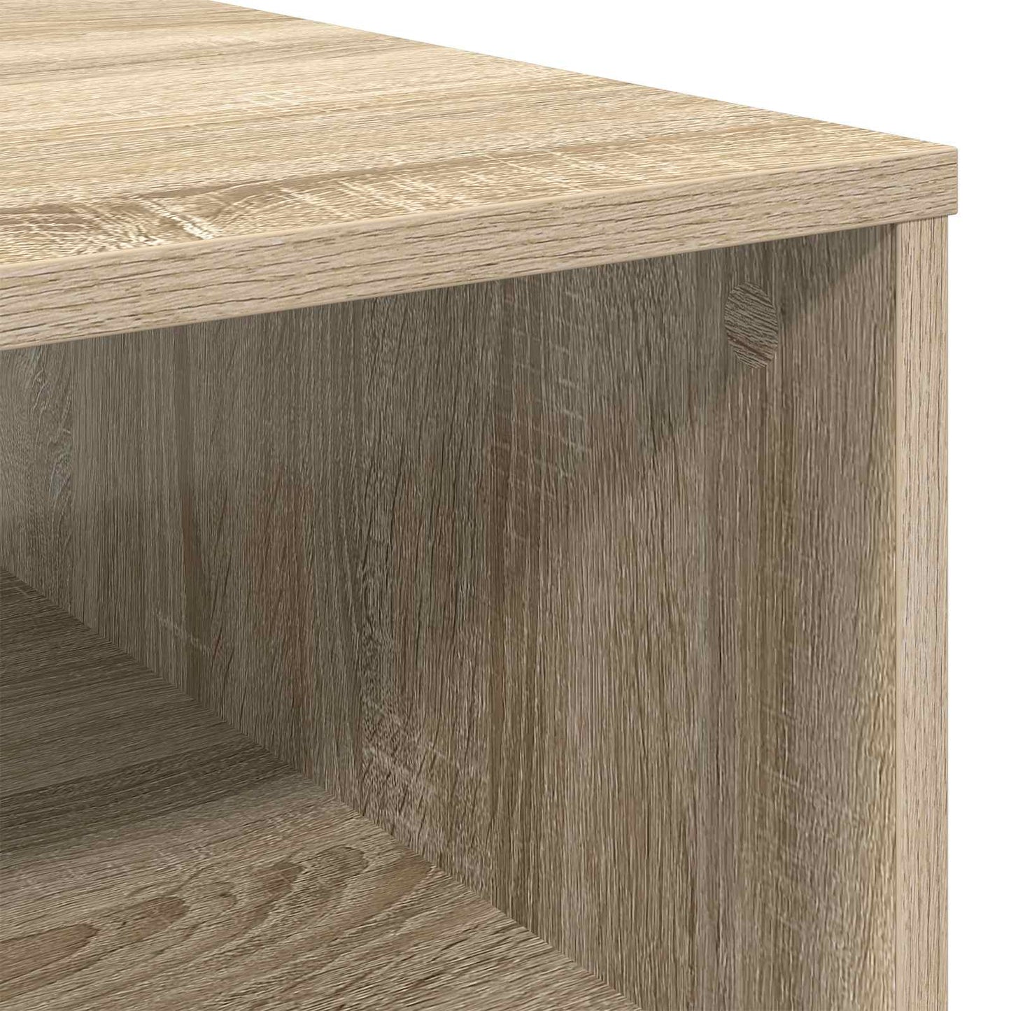 Salontafel met lade Sonoma Eiken 95 x 55 x 31 cm Bewerkt hout is nu te koop bij PeponiXL, paradijselijk wonen!
