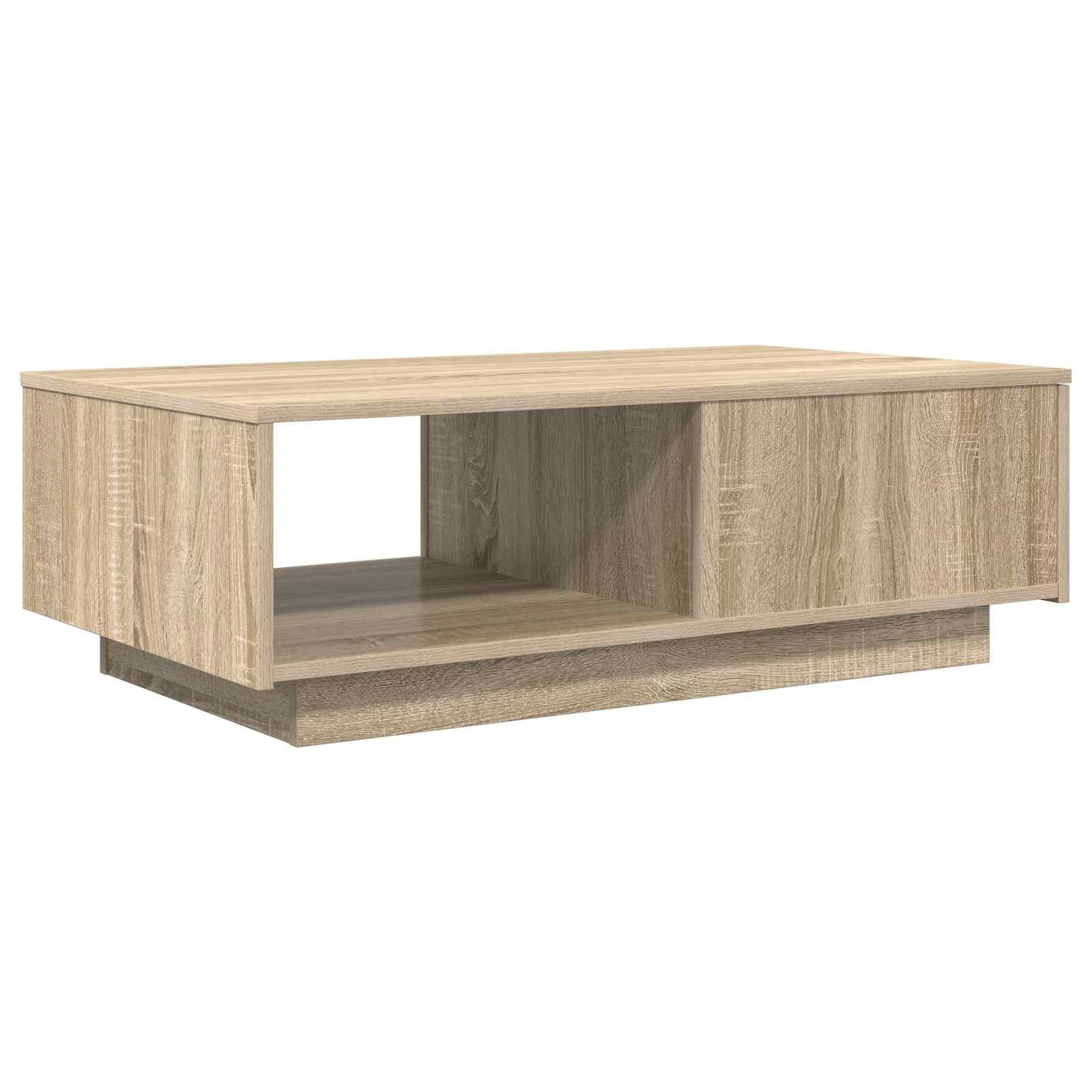 Salontafel met lade Sonoma Eiken 95 x 55 x 31 cm Bewerkt hout is nu te koop bij PeponiXL, paradijselijk wonen!