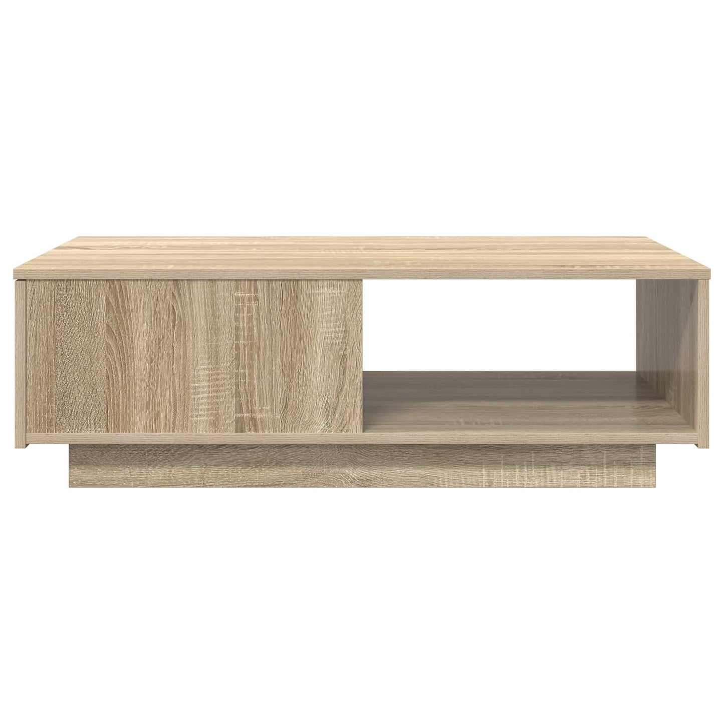 Salontafel met lade Sonoma Eiken 95 x 55 x 31 cm Bewerkt hout is nu te koop bij PeponiXL, paradijselijk wonen!