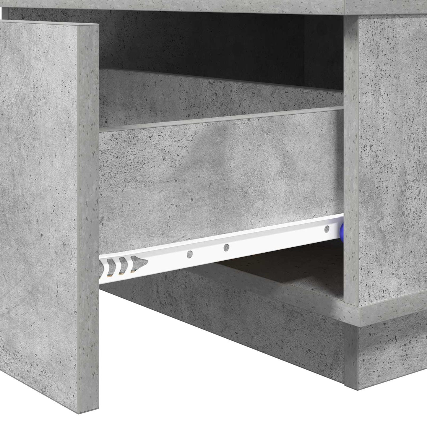 Salontafel met lade Beton Grijs 95 x 55 x 31 cm Bewerkt hout is nu te koop bij PeponiXL, paradijselijk wonen!