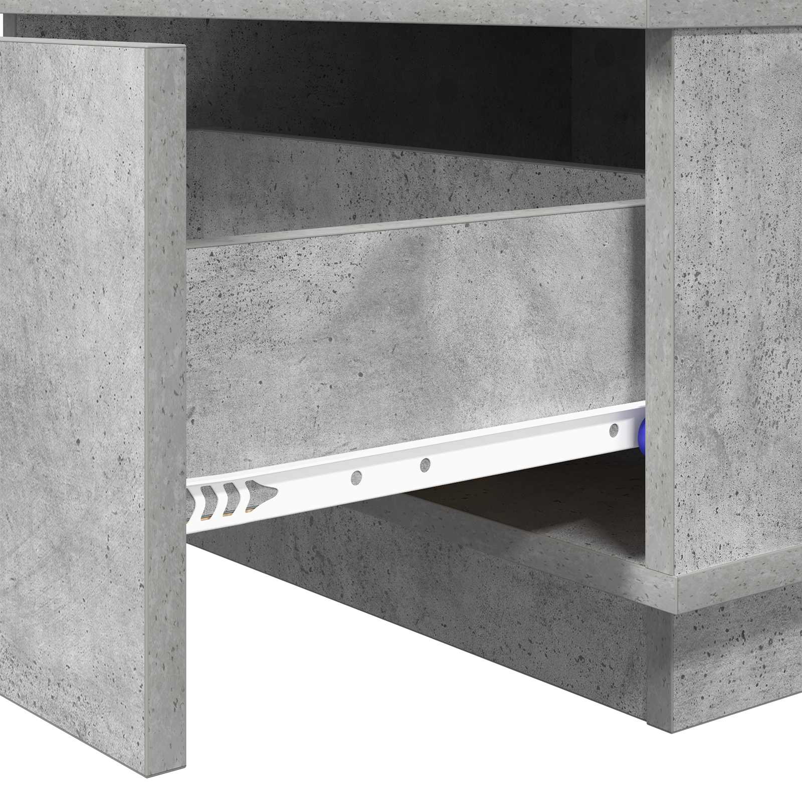 Salontafel met lade Beton Grijs 95 x 55 x 31 cm Bewerkt hout is nu te koop bij PeponiXL, paradijselijk wonen!