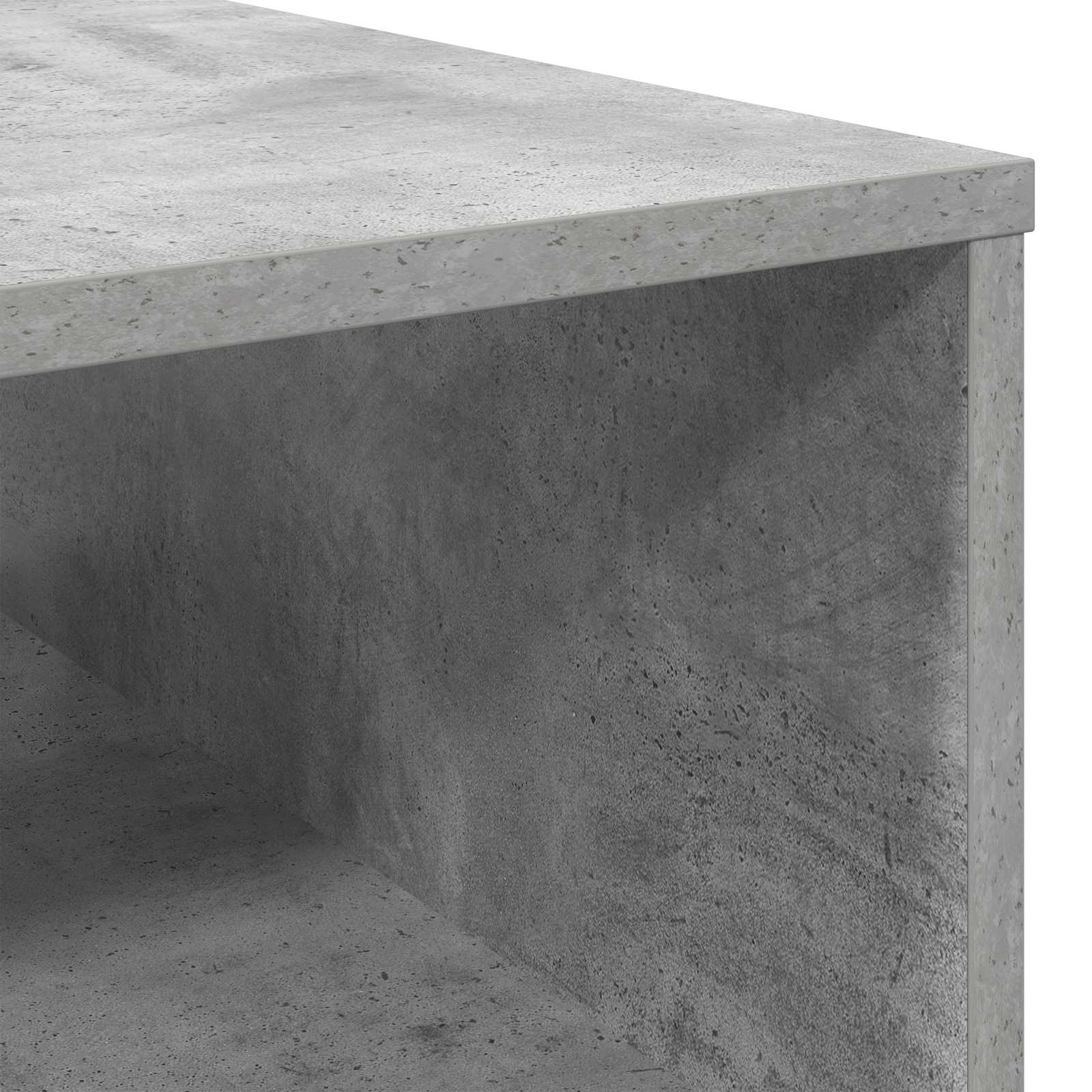 Salontafel met lade Beton Grijs 95 x 55 x 31 cm Bewerkt hout is nu te koop bij PeponiXL, paradijselijk wonen!