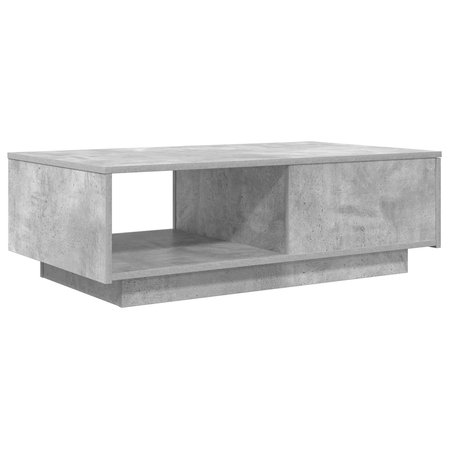 Salontafel met lade Beton Grijs 95 x 55 x 31 cm Bewerkt hout is nu te koop bij PeponiXL, paradijselijk wonen!