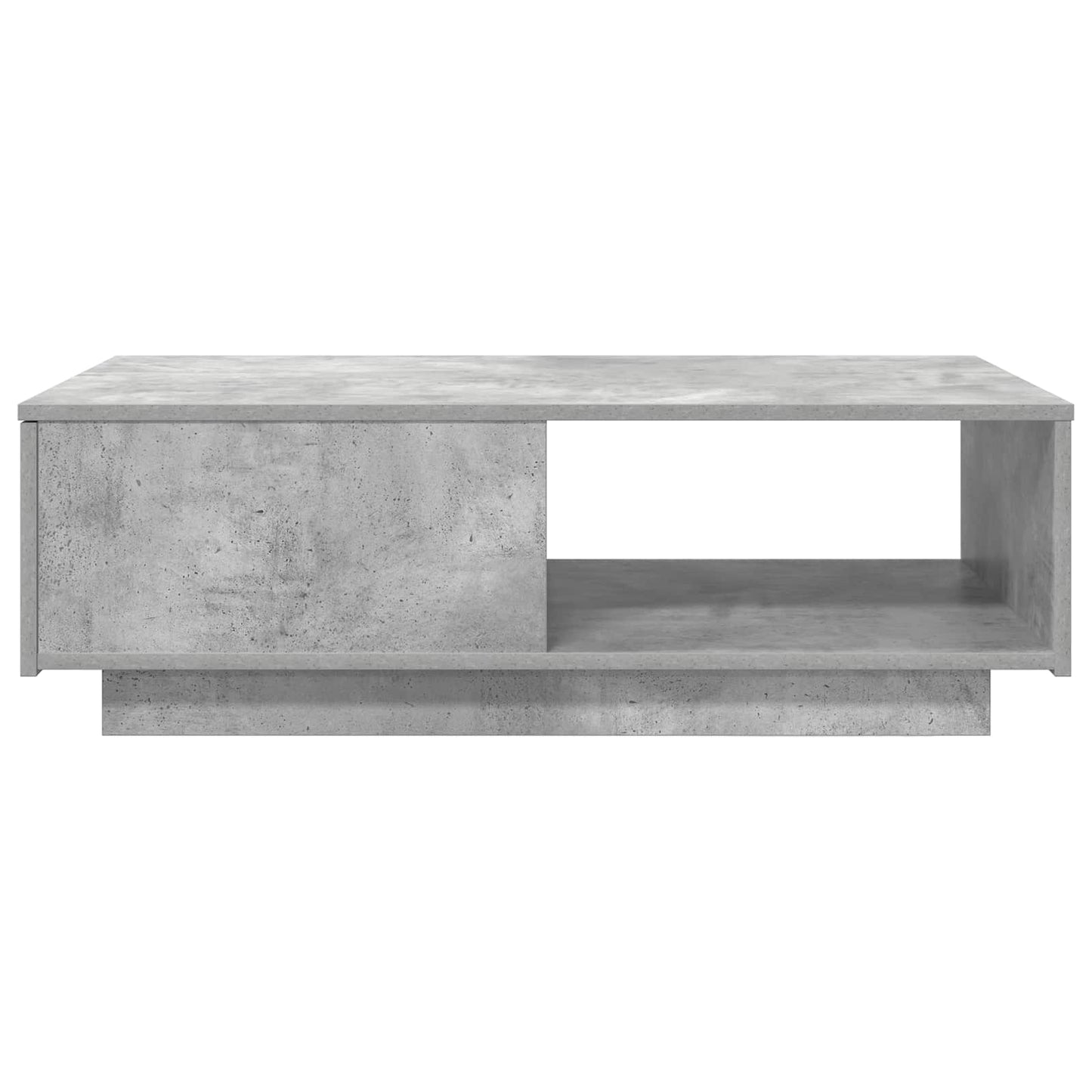Salontafel met lade Beton Grijs 95 x 55 x 31 cm Bewerkt hout is nu te koop bij PeponiXL, paradijselijk wonen!