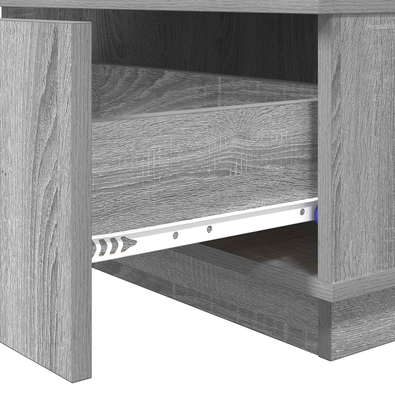 Salontafel met lade Grijs Sonoma 95 x 55 x 31 cm Bewerkt hout is nu te koop bij PeponiXL, paradijselijk wonen!