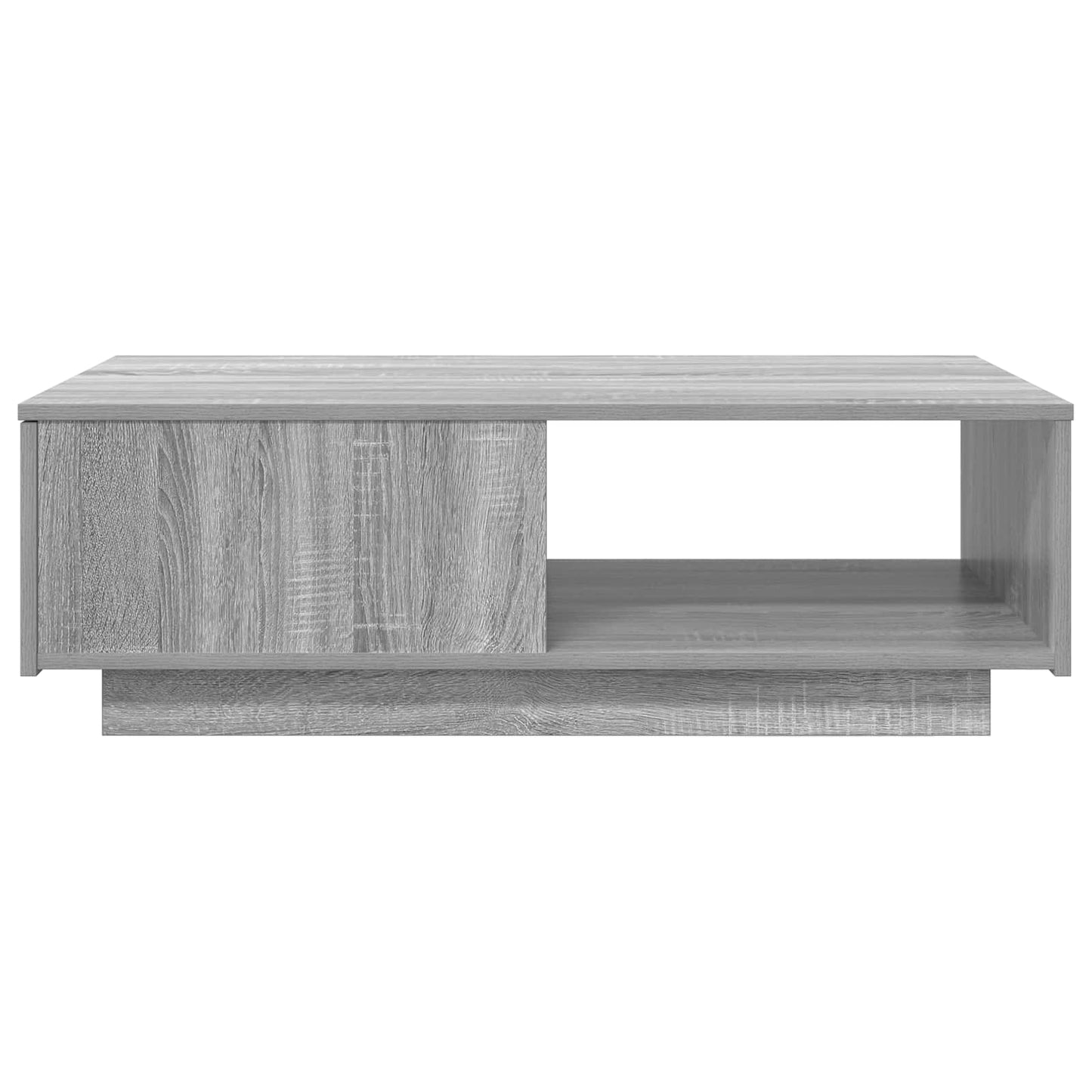 Salontafel met lade Grijs Sonoma 95 x 55 x 31 cm Bewerkt hout is nu te koop bij PeponiXL, paradijselijk wonen!
