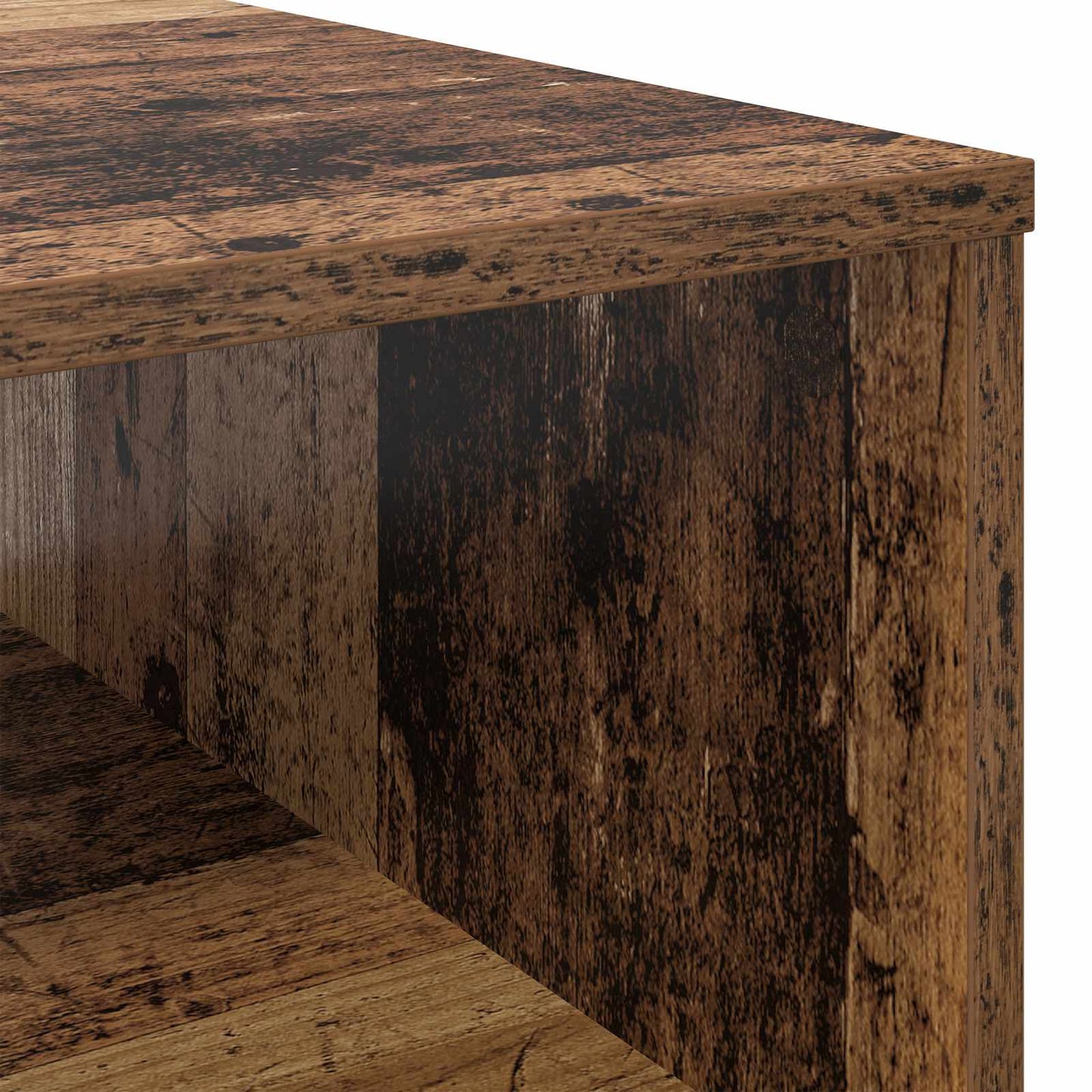 Salontafel met lade Oudhout 95 x 55 x 31 cm Bewerkt hout is nu te koop bij PeponiXL, paradijselijk wonen!