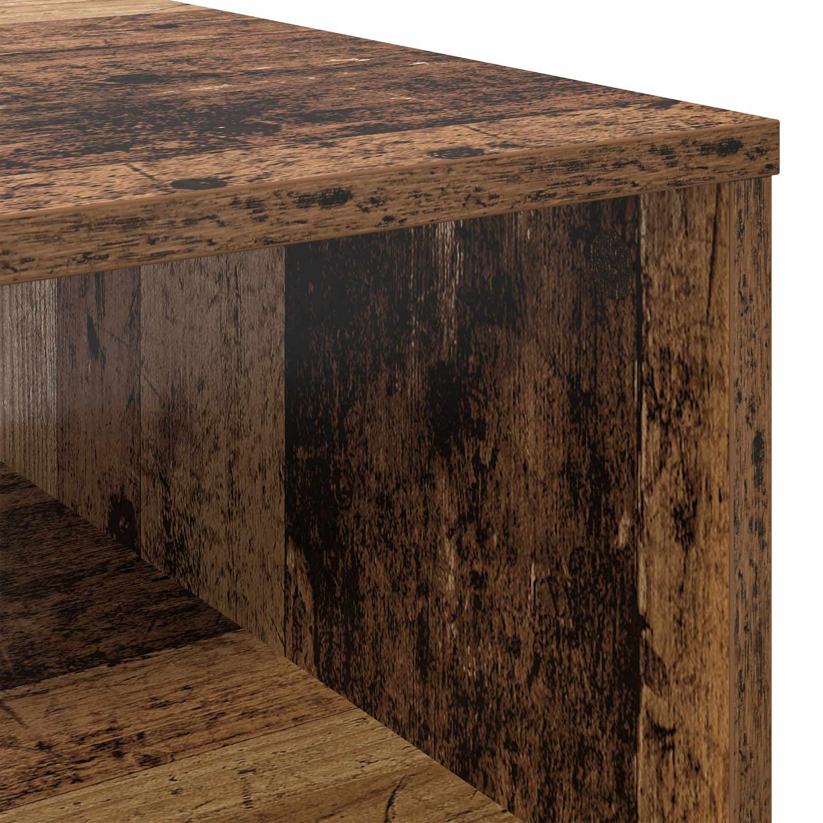 Salontafel met lade Oudhout 95 x 55 x 31 cm Bewerkt hout is nu te koop bij PeponiXL, paradijselijk wonen!