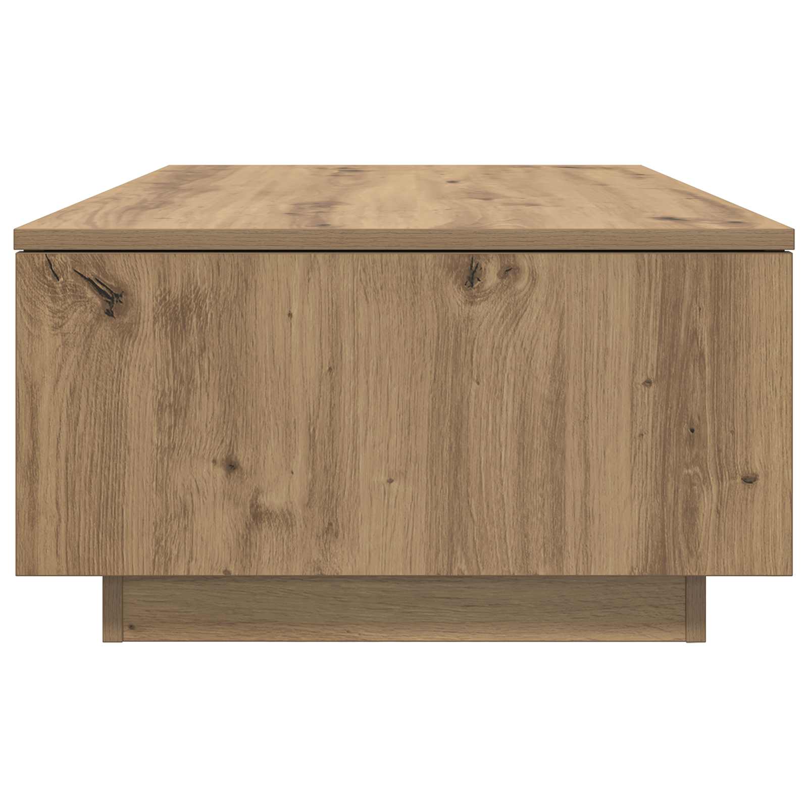 Salontafel met lade Artisan Eiken 95 x 55 x 31 cm Bewerkt hout is nu te koop bij PeponiXL, paradijselijk wonen!
