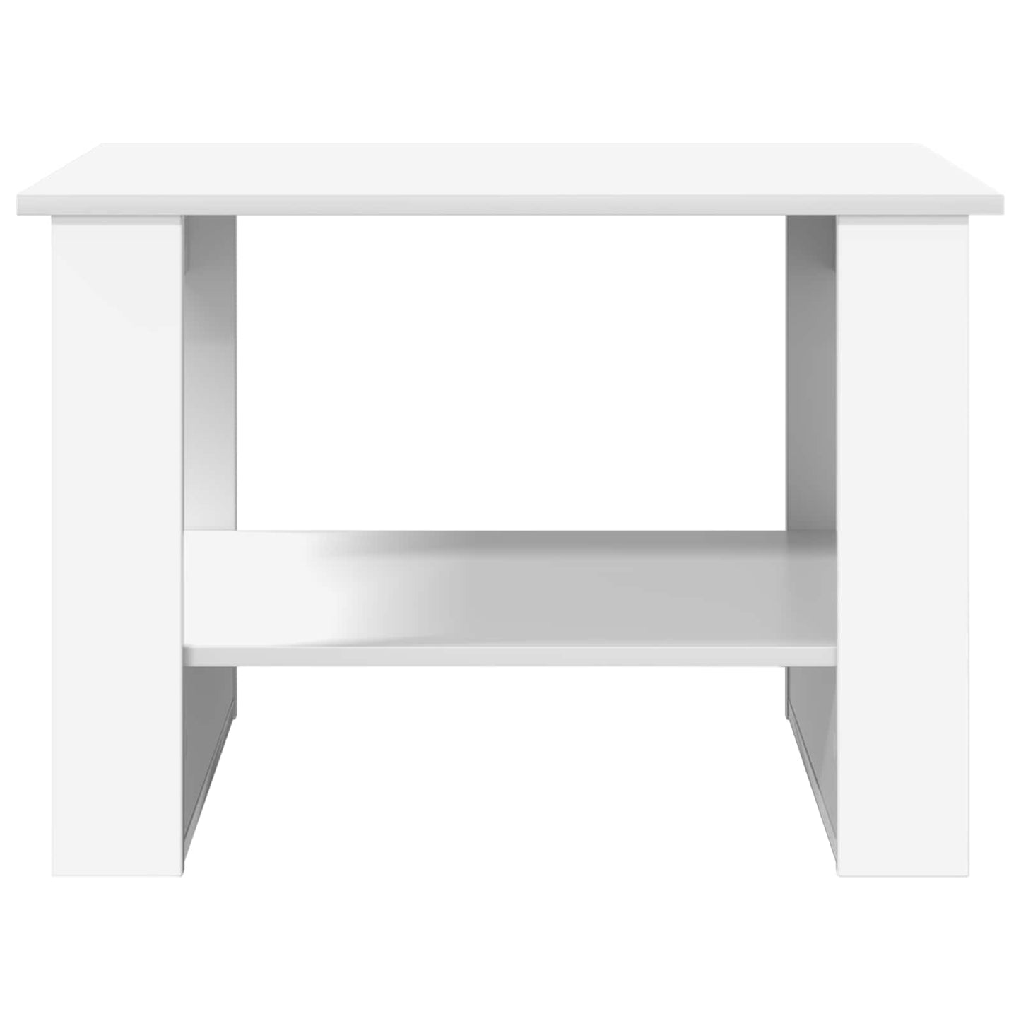 Salontafel Wit 72 x 50 x 50 cm Bewerkt hout is nu te koop bij PeponiXL, paradijselijk wonen!