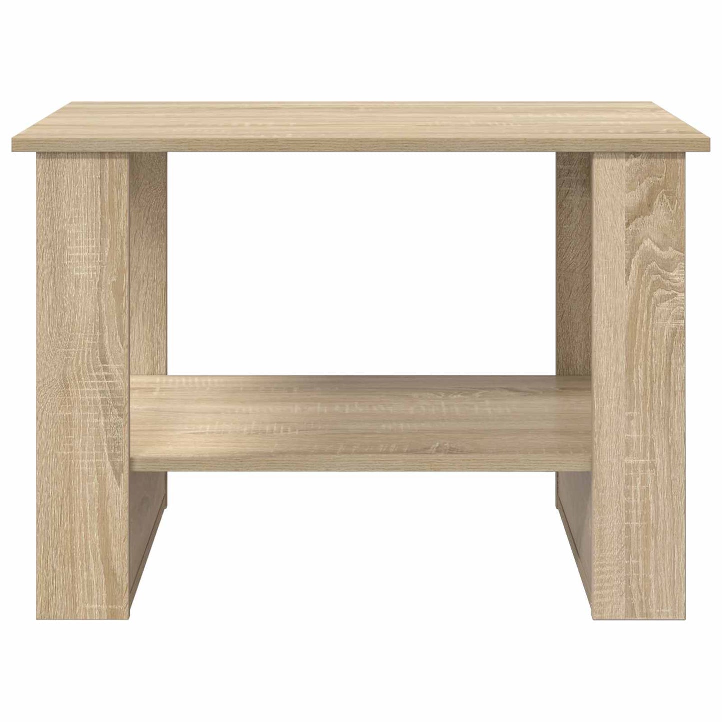 Salontafel Sonoma Eiken 72 x 50 x 50 cm Bewerkt hout is nu te koop bij PeponiXL, paradijselijk wonen!