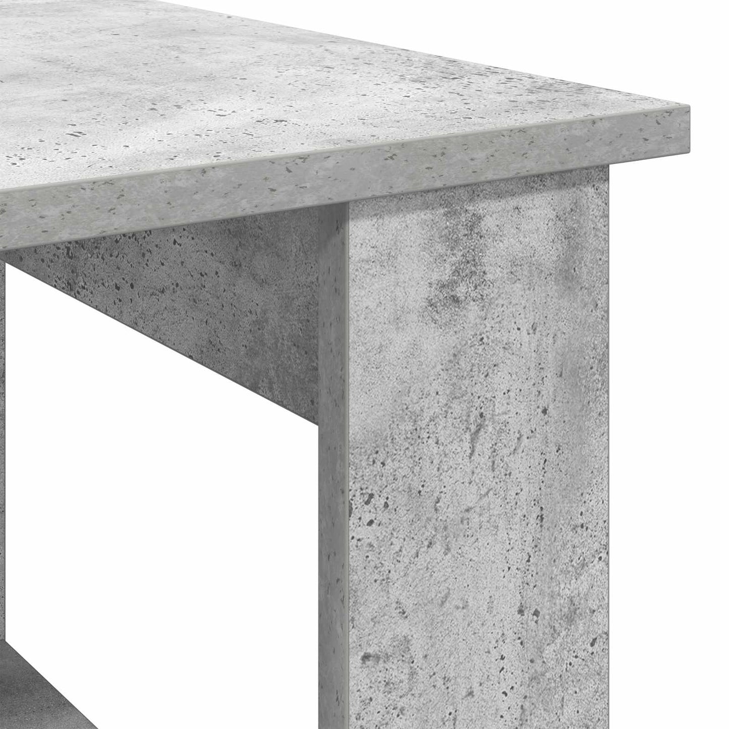 Salontafel Beton Grijs 72 x 50 x 50 cm Bewerkt hout is nu te koop bij PeponiXL, paradijselijk wonen!
