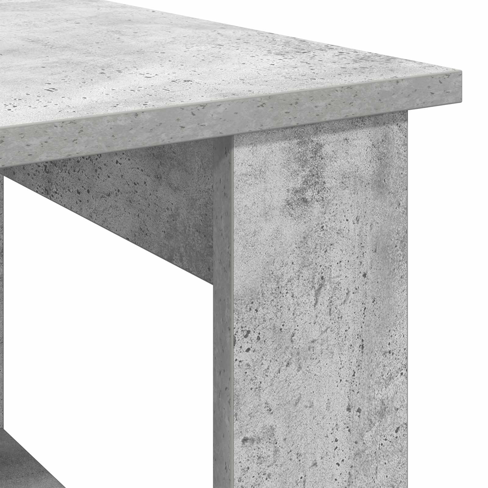 Salontafel Beton Grijs 72 x 50 x 50 cm Bewerkt hout is nu te koop bij PeponiXL, paradijselijk wonen!