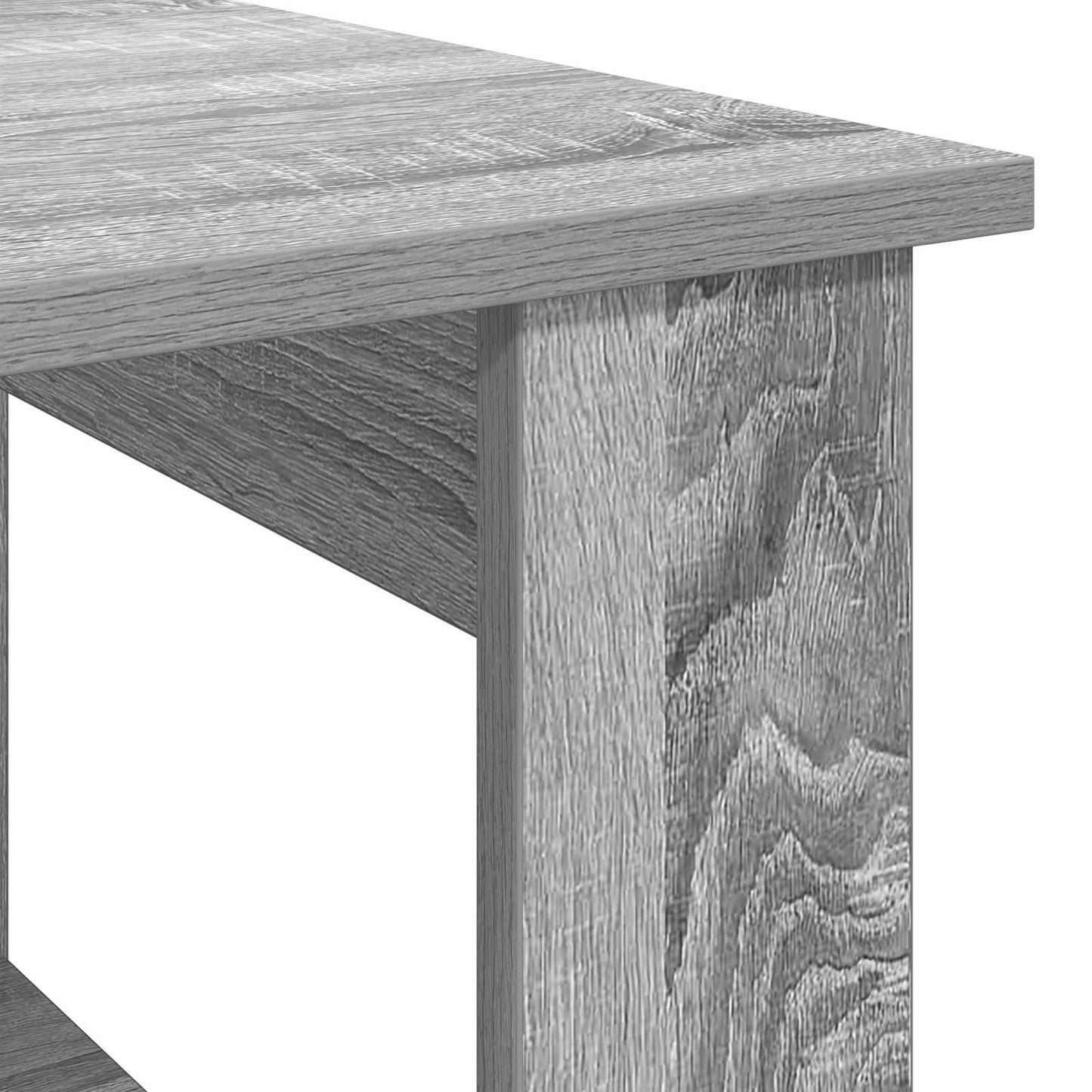 Salontafel Grijs Sonoma 72 x 50 x 50 cm Bewerkt hout is nu te koop bij PeponiXL, paradijselijk wonen!