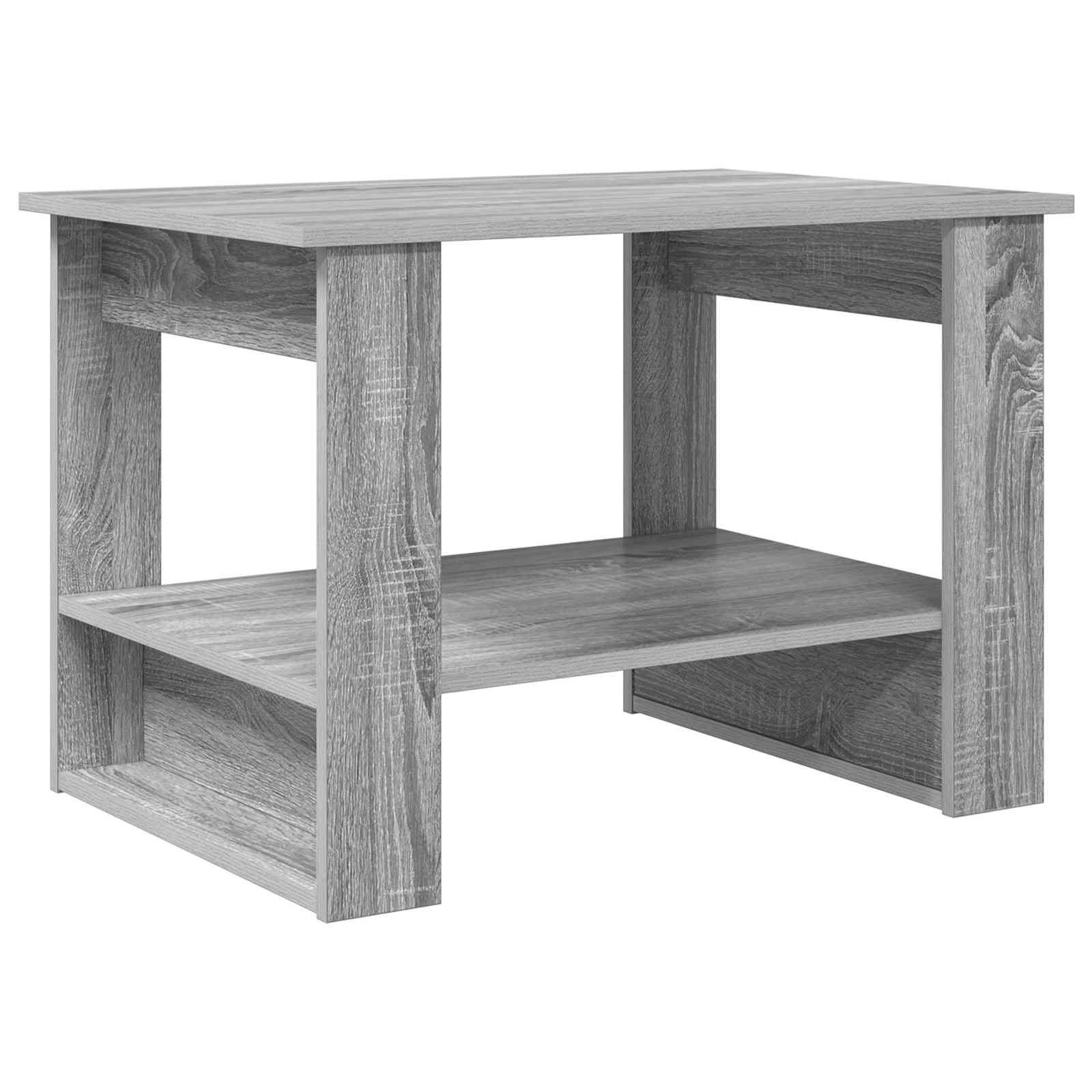 Salontafel Grijs Sonoma 72 x 50 x 50 cm Bewerkt hout is nu te koop bij PeponiXL, paradijselijk wonen!