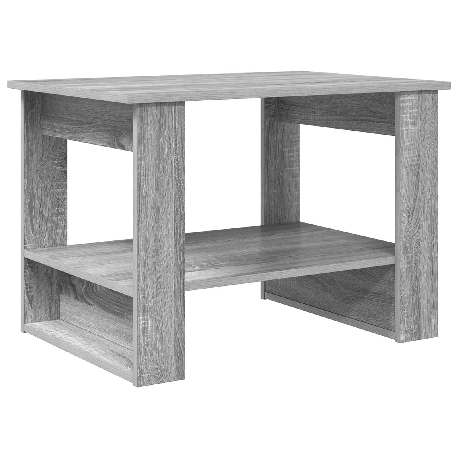 Salontafel Grijs Sonoma 72 x 50 x 50 cm Bewerkt hout is nu te koop bij PeponiXL, paradijselijk wonen!