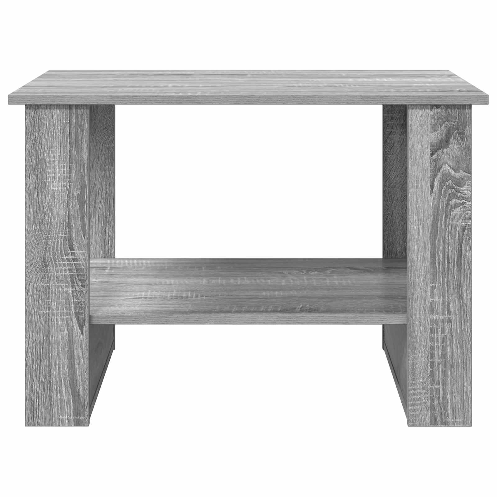 Salontafel Grijs Sonoma 72 x 50 x 50 cm Bewerkt hout is nu te koop bij PeponiXL, paradijselijk wonen!