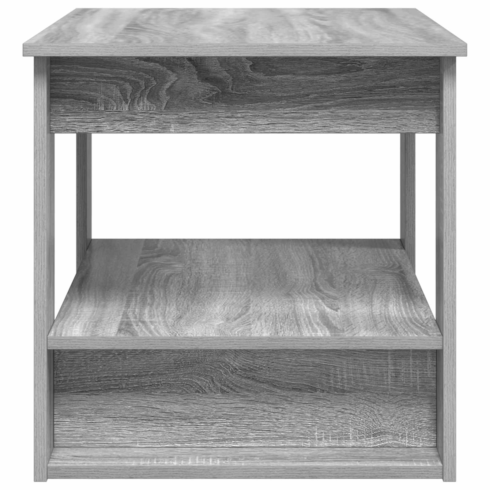Salontafel Grijs Sonoma 72 x 50 x 50 cm Bewerkt hout is nu te koop bij PeponiXL, paradijselijk wonen!