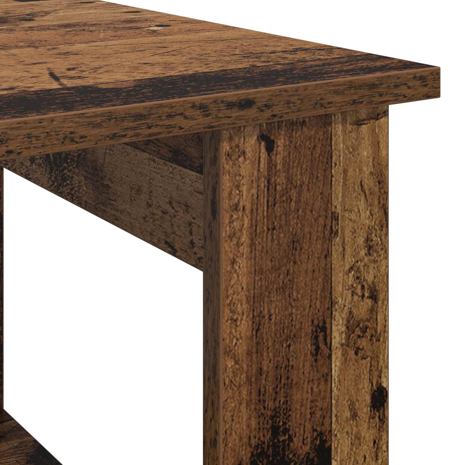 Salontafel Oudhout 72 x 50 x 50 cm Bewerkt hout is nu te koop bij PeponiXL, paradijselijk wonen!