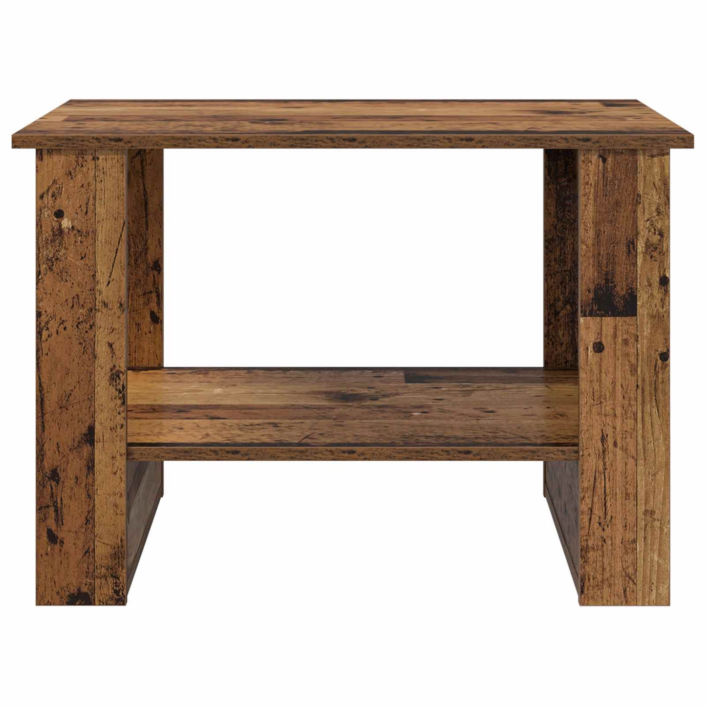 Salontafel Oudhout 72 x 50 x 50 cm Bewerkt hout is nu te koop bij PeponiXL, paradijselijk wonen!