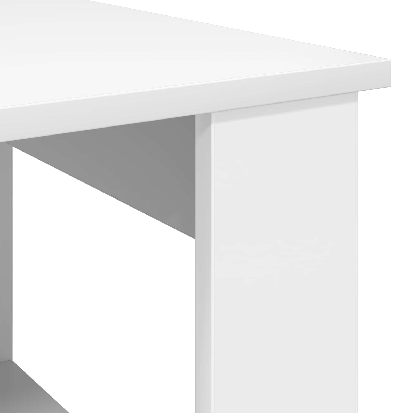 Salontafel Wit 51 x 50 x 50 cm Bewerkt hout is nu te koop bij PeponiXL, paradijselijk wonen!