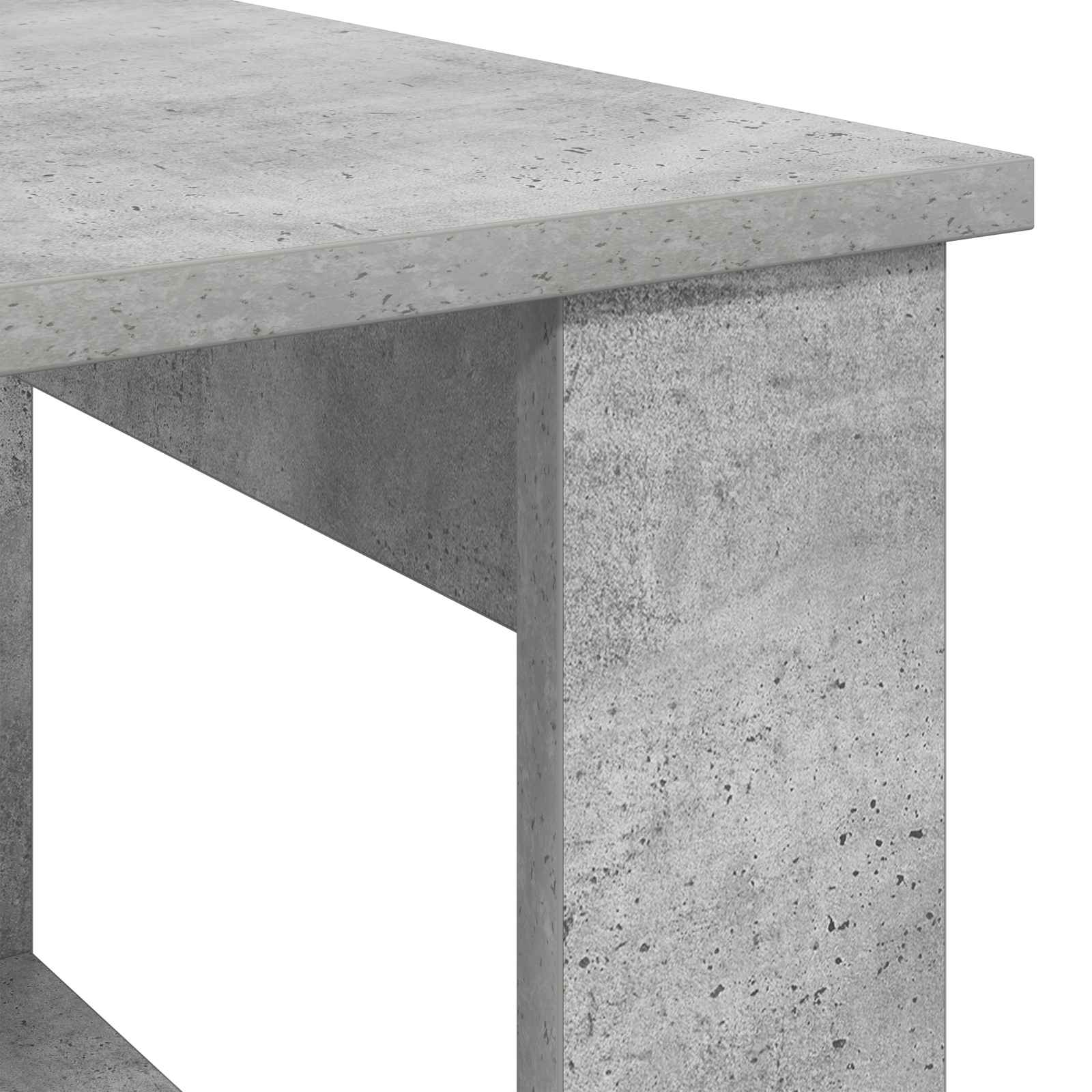 Salontafel Beton Grijs 51 x 50 x 50 cm Bewerkt hout is nu te koop bij PeponiXL, paradijselijk wonen!