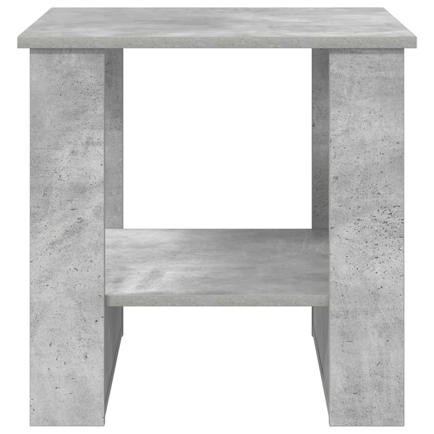 Salontafel Beton Grijs 51 x 50 x 50 cm Bewerkt hout is nu te koop bij PeponiXL, paradijselijk wonen!