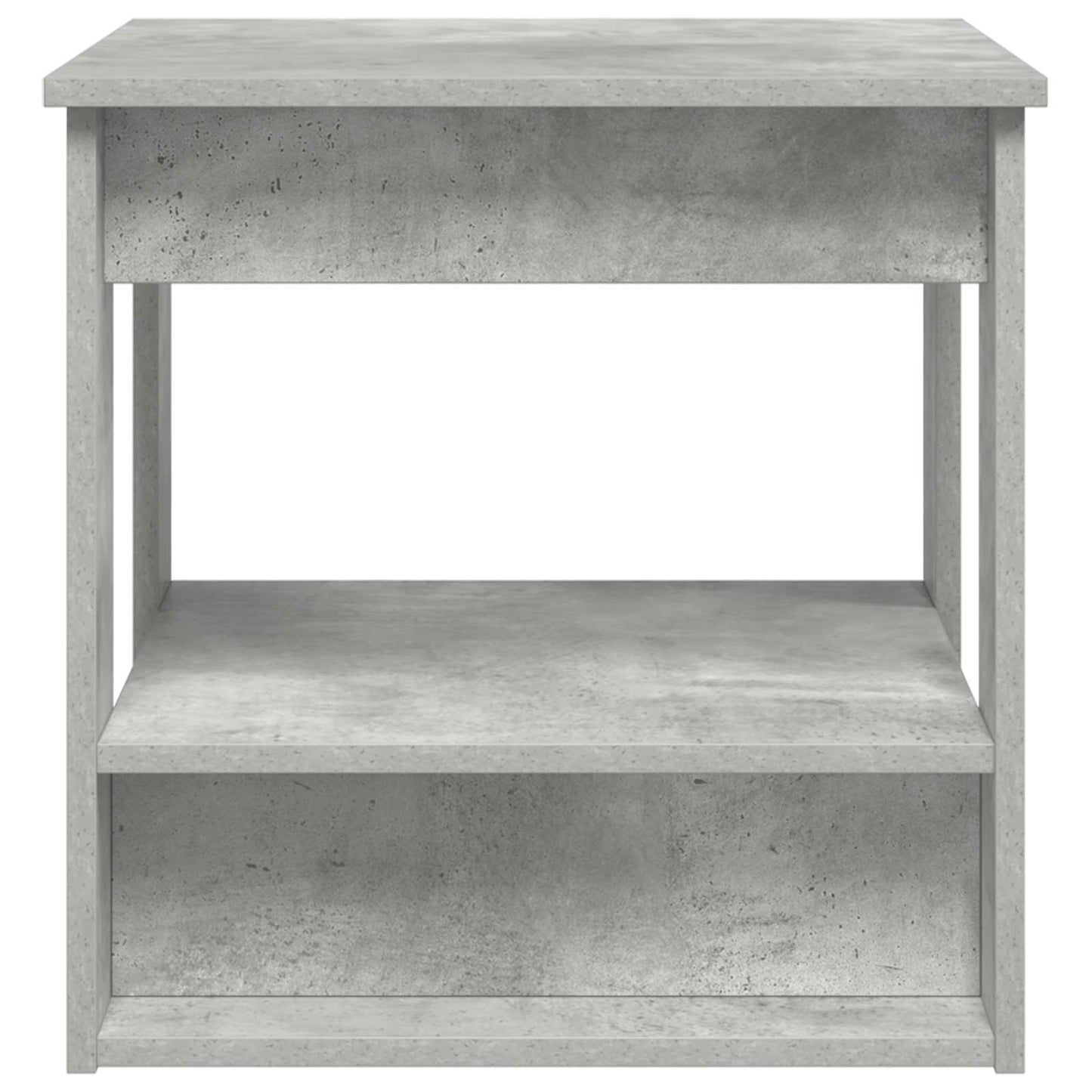 Salontafel Beton Grijs 51 x 50 x 50 cm Bewerkt hout is nu te koop bij PeponiXL, paradijselijk wonen!
