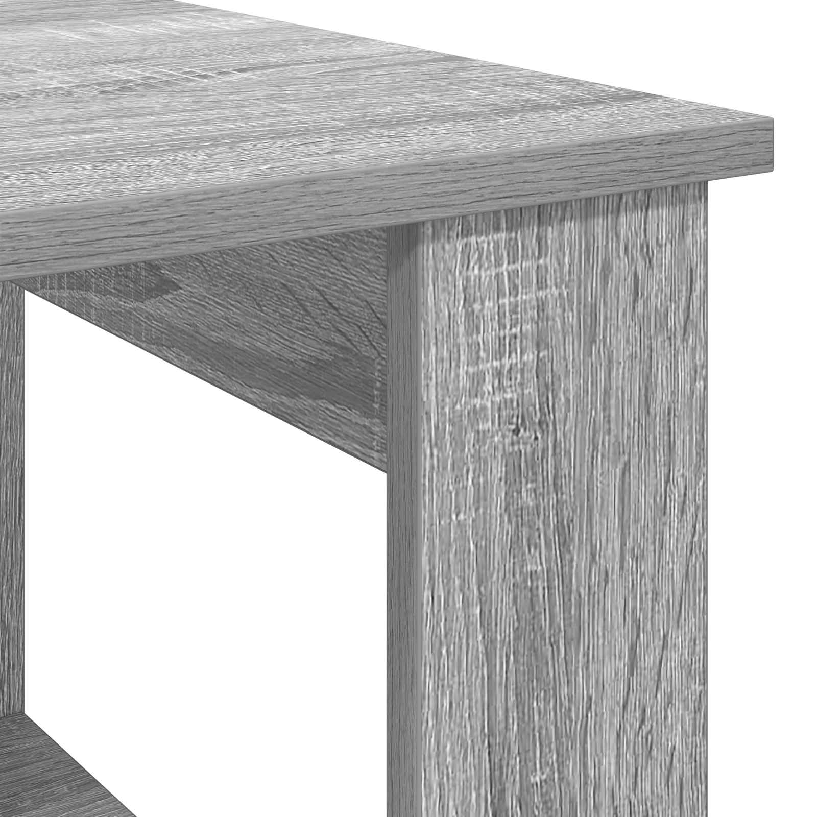 Salontafel Grijs Sonoma 51 x 50 x 50 cm Bewerkt hout is nu te koop bij PeponiXL, paradijselijk wonen!