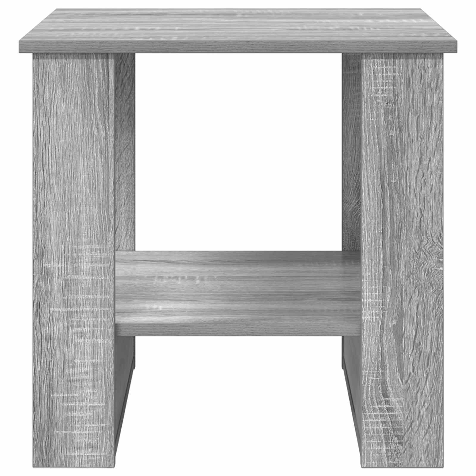 Salontafel Grijs Sonoma 51 x 50 x 50 cm Bewerkt hout is nu te koop bij PeponiXL, paradijselijk wonen!