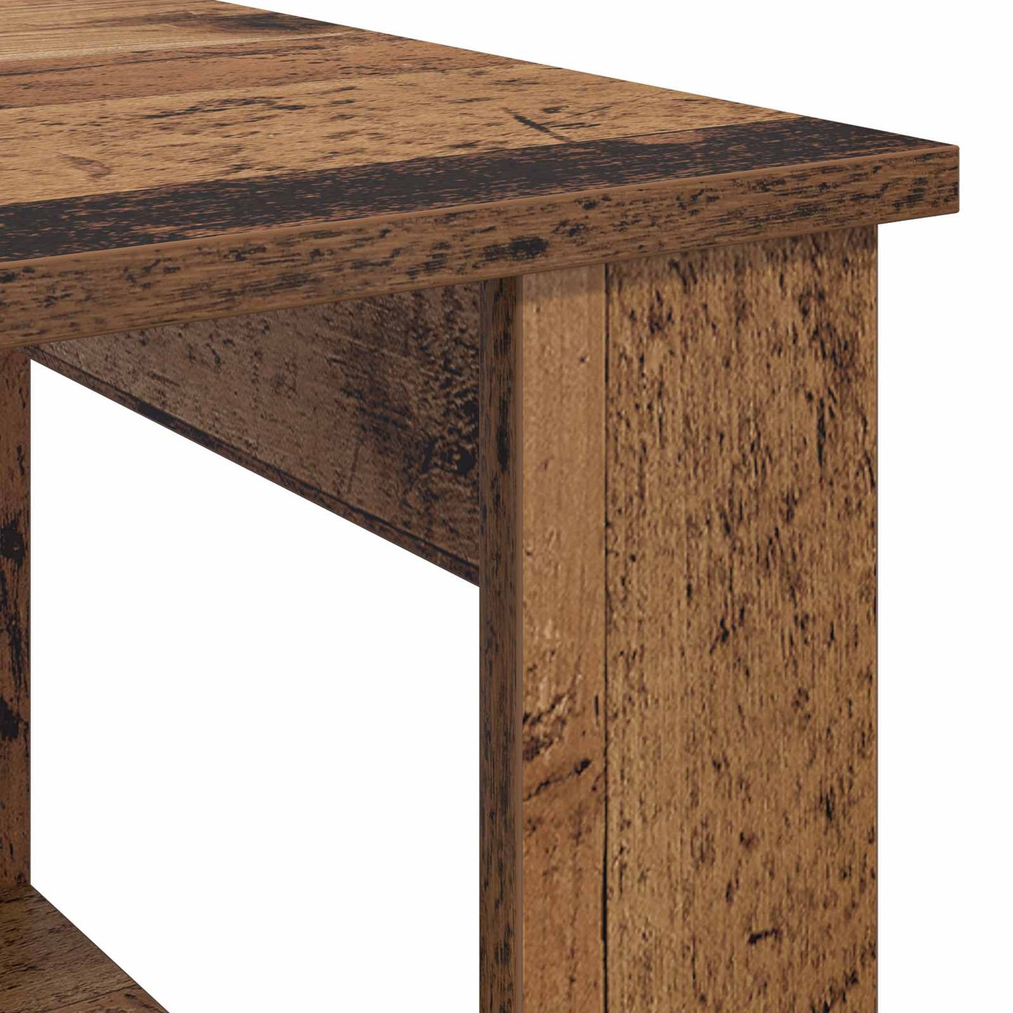Salontafel Oudhout 51 x 50 x 50 cm Bewerkt hout is nu te koop bij PeponiXL, paradijselijk wonen!