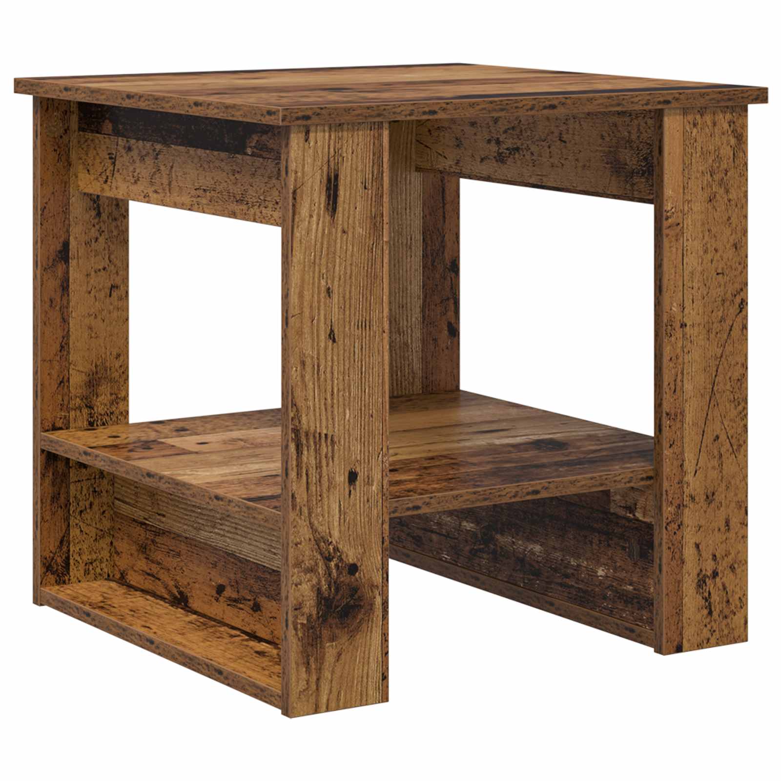 Salontafel Oudhout 51 x 50 x 50 cm Bewerkt hout is nu te koop bij PeponiXL, paradijselijk wonen!