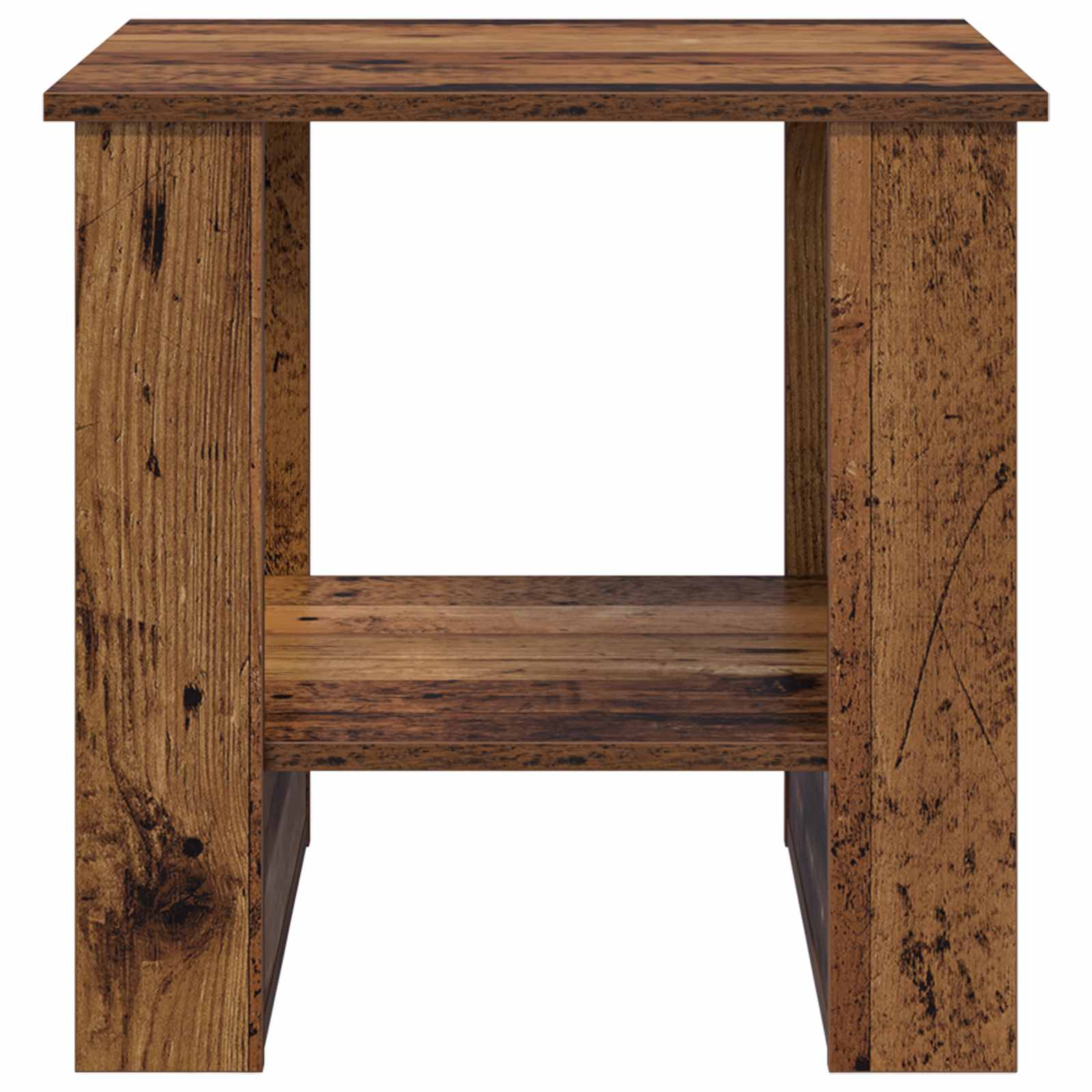 Salontafel Oudhout 51 x 50 x 50 cm Bewerkt hout is nu te koop bij PeponiXL, paradijselijk wonen!