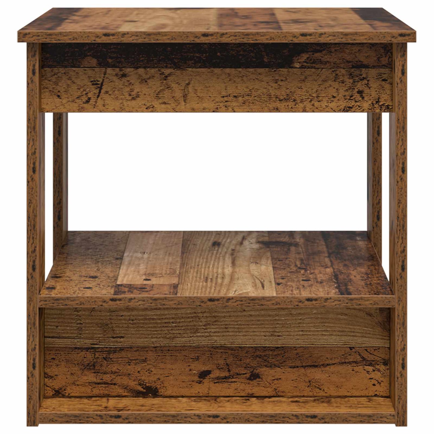 Salontafel Oudhout 51 x 50 x 50 cm Bewerkt hout is nu te koop bij PeponiXL, paradijselijk wonen!