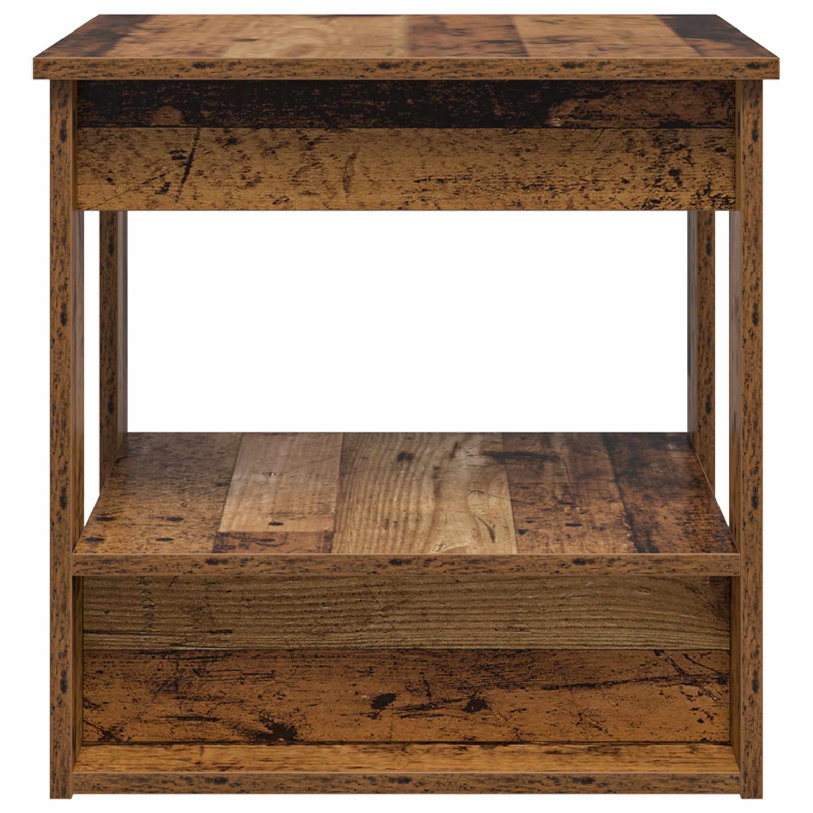 Salontafel Oudhout 51 x 50 x 50 cm Bewerkt hout is nu te koop bij PeponiXL, paradijselijk wonen!