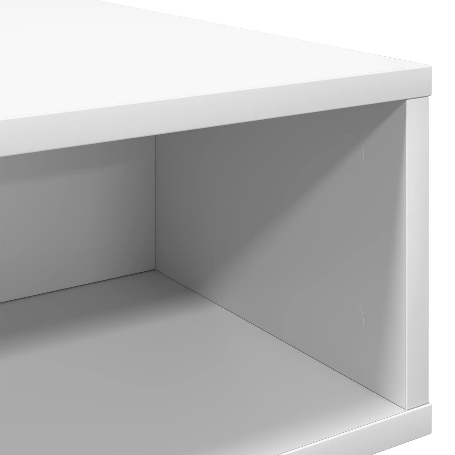 Salontafel Wit 105 x 50 x 32,5 cm Bewerkt hout is nu te koop bij PeponiXL, paradijselijk wonen!
